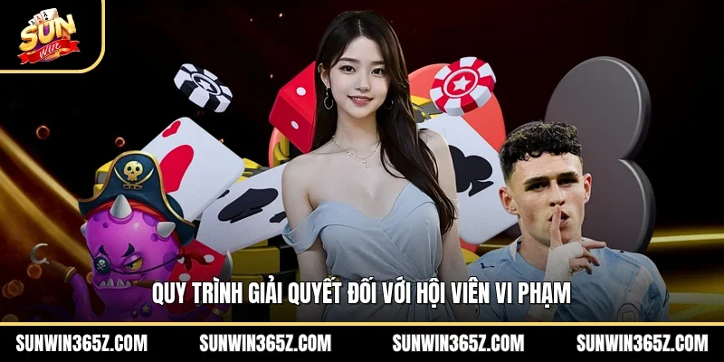 Quy trình giải quyết đối với hội viên vi phạm